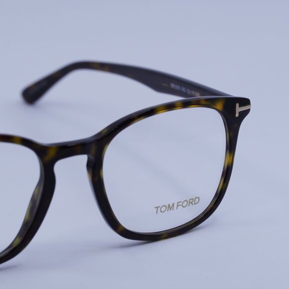 Tom Ford FT5505 052 Eyeglasses Dark Havana 52mm Square Frame - Picture 2 of 10
